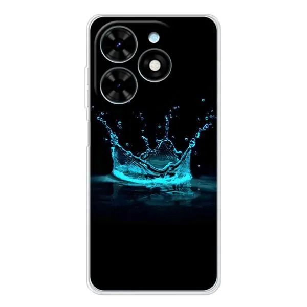Чехол с принтом «Капля короны» для TECNO Spark Go 2025