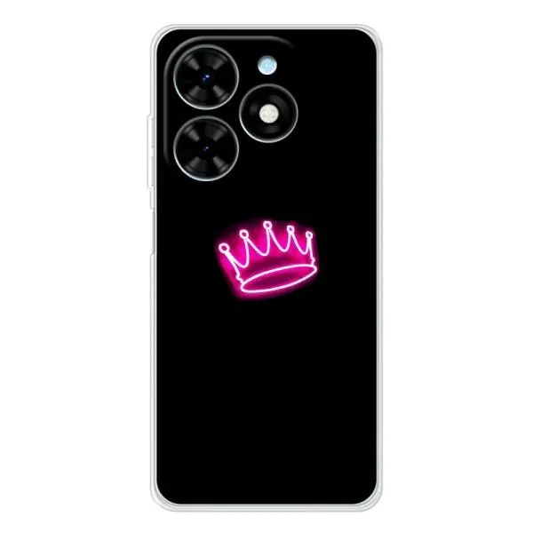 Чехол с принтом «Яркая корона» для TECNO Spark Go 2025