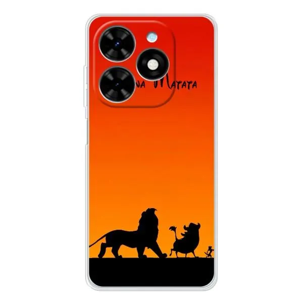 Чехол с принтом «Акуна Матата закат» для TECNO Spark Go 2025