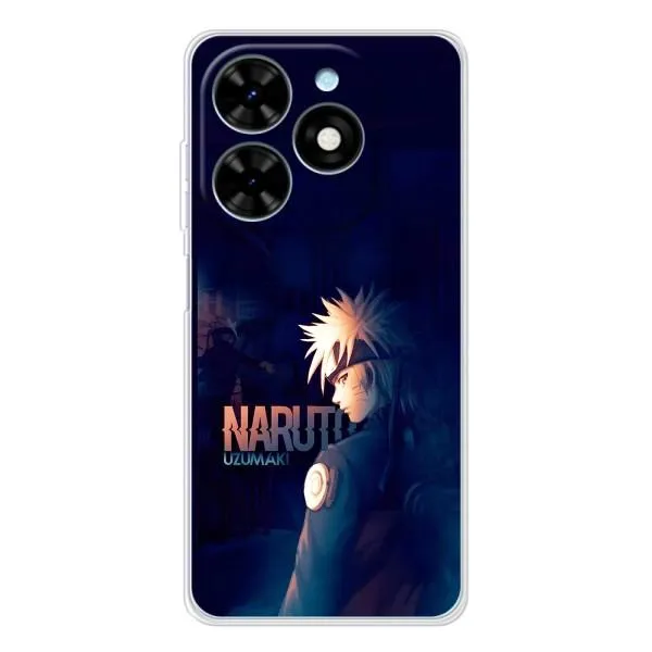 Чехол с принтом «тень Наруто» для TECNO Spark Go 2025