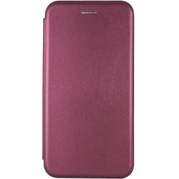 Шкіряний чохол-книжка Classy для TECNO Spark Go 3 — Бордовий
