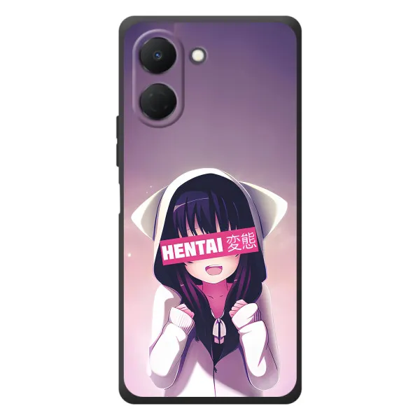 Чехол с принтом «Hentai chan» для TECNO Spark Go 3 Чехол с принтом «Hentai chan» для TECNO Spark Go 3
