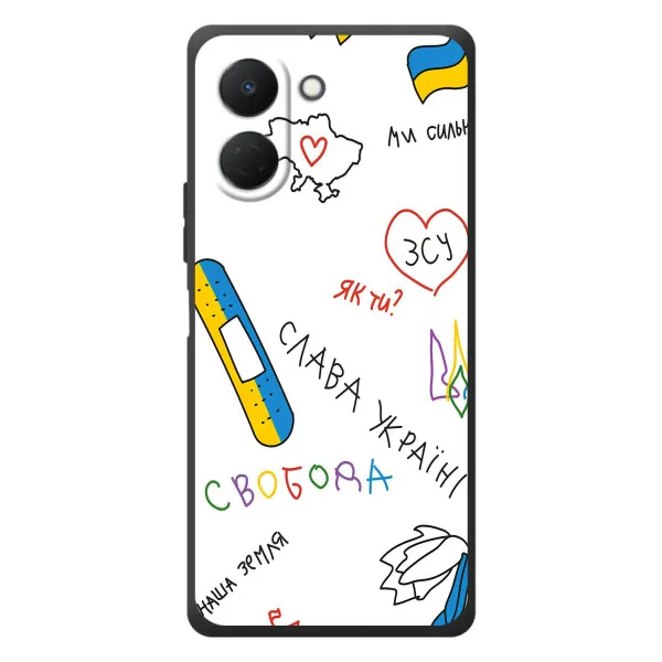 Чохол з принтом «Стикер» для TECNO Spark Go 3 Чохол з принтом «Стикер» для TECNO Spark Go 3