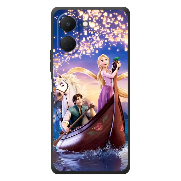 Чехол с принтом «Рапунцель и Флин» для TECNO Spark Go 3