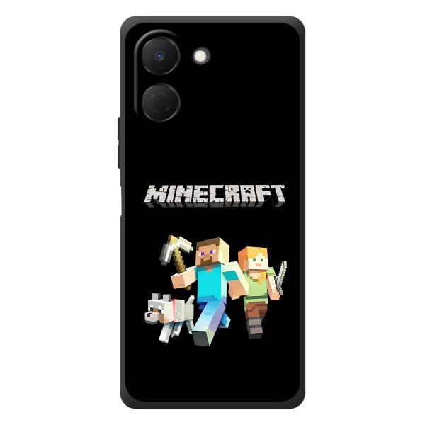 Чохол з принтом «герої Minecraft» для TECNO Spark Go 3 Чохол з принтом «герої Minecraft» для TECNO Spark Go 3