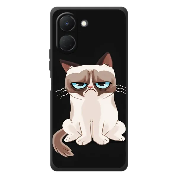 Чехол с принтом «Грустный кот» для TECNO Spark Go 3 Чехол с принтом «Грустный кот» для TECNO Spark Go 3