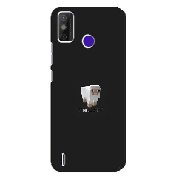 Чехол с принтом «Овечка Майнкрафт» для TECNO Spark Power 2 (LC8)