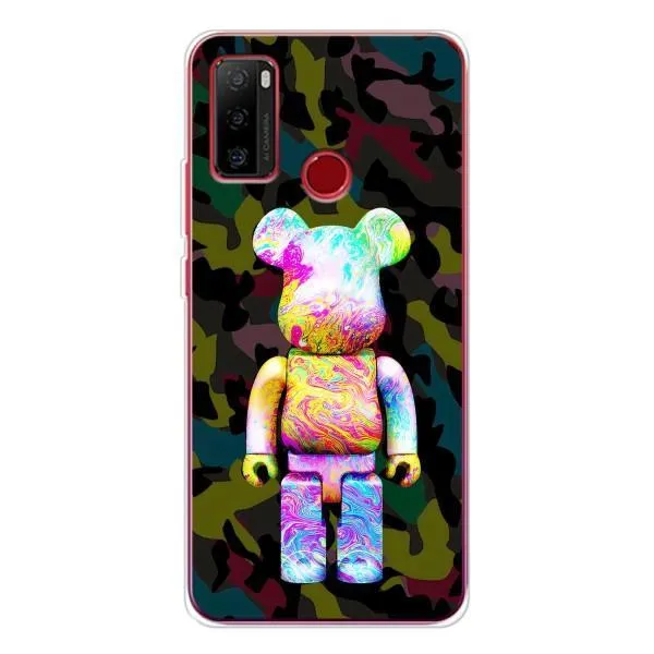 Чехол с принтом «Яркий Bearbrick» для Ulefone Note 10