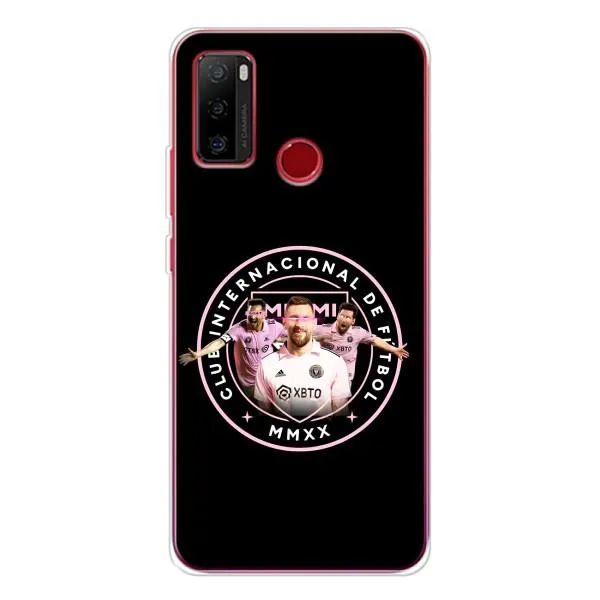 Чехол с принтом «Месси в лого» для Ulefone Note 10