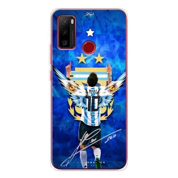 Чехол с принтом «Месси Аргентина» для Ulefone Note 10