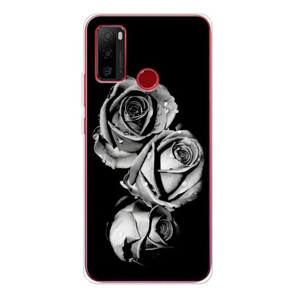 Чохол з принтом «Чорна троянда» для Ulefone Note 10