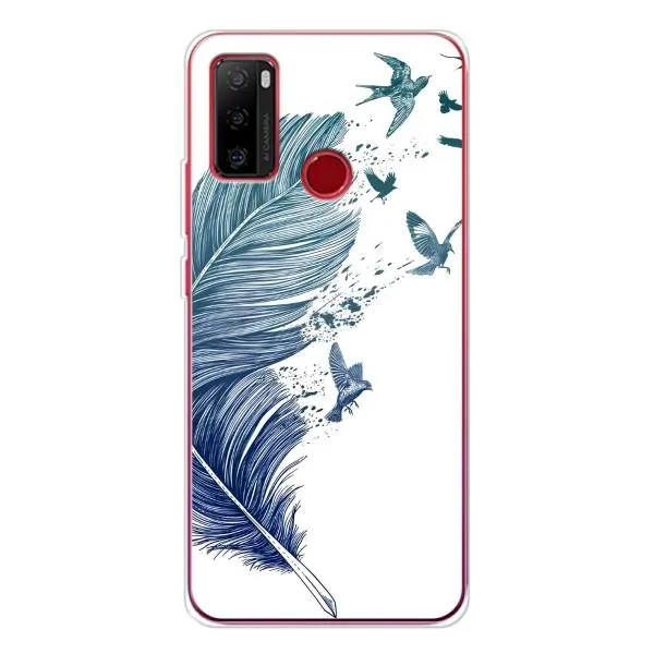 Чохол з принтом «Перо» для Ulefone Note 10
