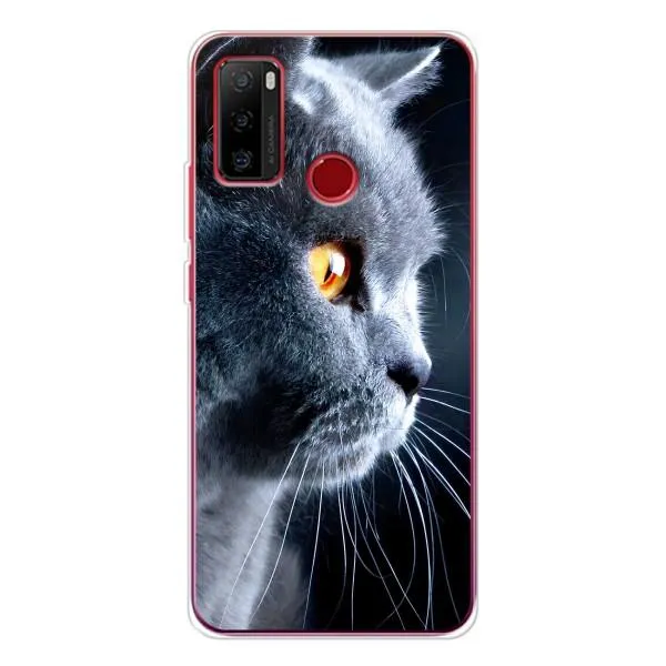 Чехол с принтом «Серый Кот» для Ulefone Note 10