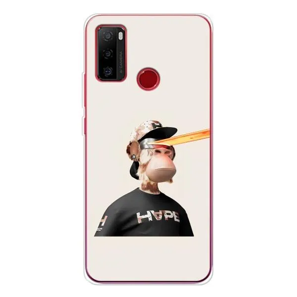 Чехол с принтом «обезьяна NFT в очках» для Ulefone Note 10