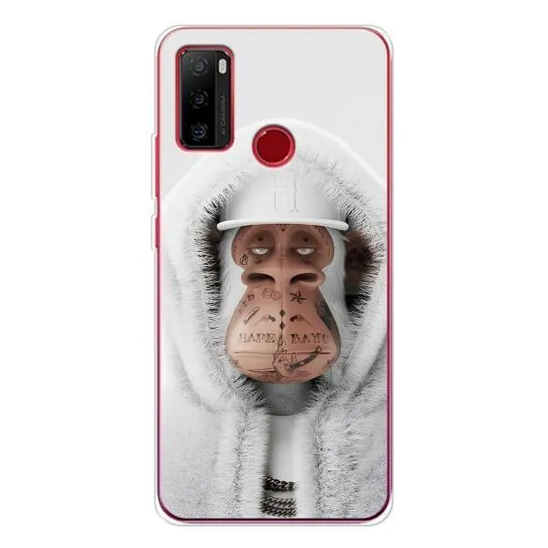 Чехол с принтом «обезьяна NFT в тату» для Ulefone Note 10