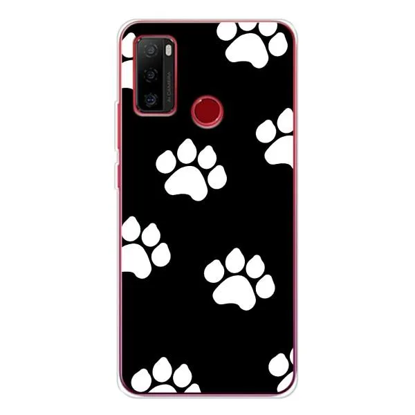Чехол с принтом «Следы собаки» для Ulefone Note 10