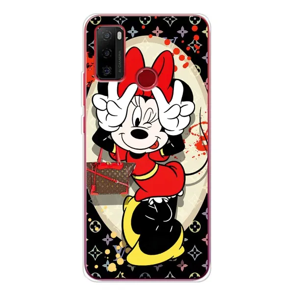Чехол с принтом «Минни peace» для Ulefone Note 10