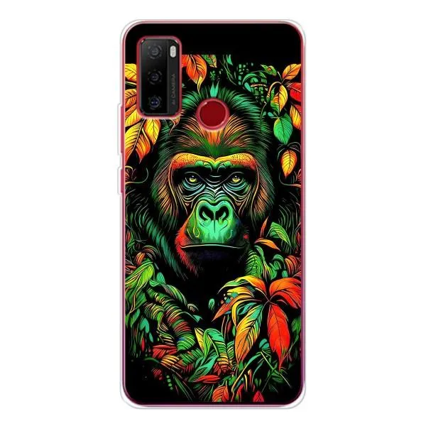 Чехол с принтом «Обезьяна в тропиках» для Ulefone Note 10