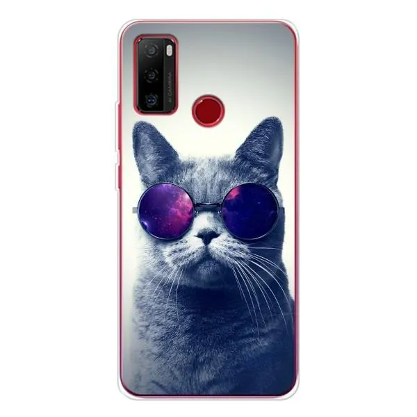 Чехол с принтом «Стильный кот» для Ulefone Note 10