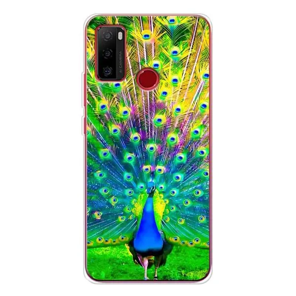 Чехол с принтом «Яркий Павлин» для Ulefone Note 10