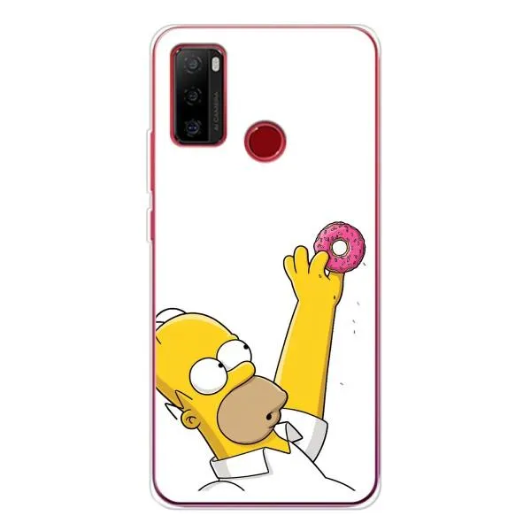 Чохол з принтом «Гомер з пончиком» для Ulefone Note 10