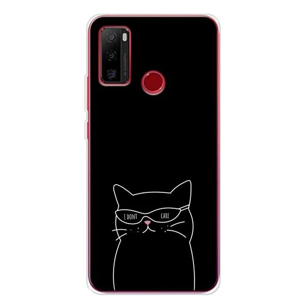 Чехол с принтом «Равнодушный кот» для Ulefone Note 10