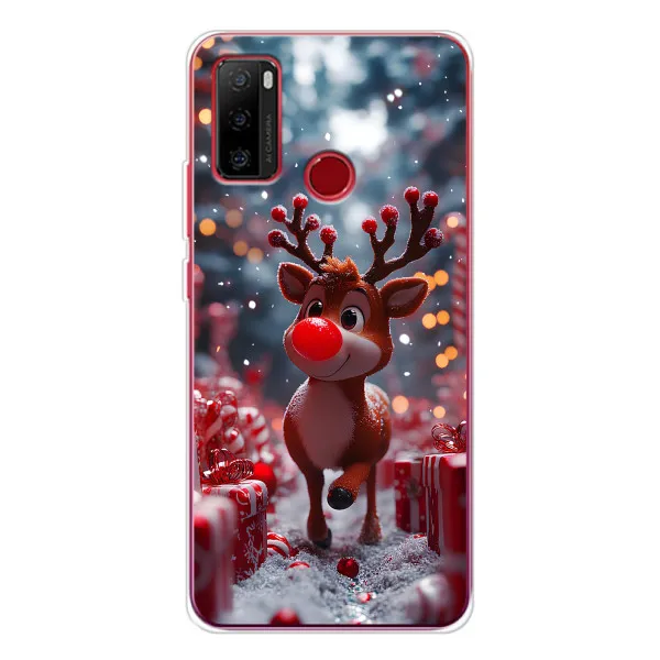 Чехол с принтом «Олень среди подарков» для Ulefone Note 10