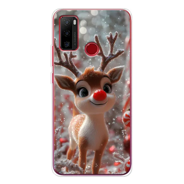 Чехол с принтом «Олень с носом» для Ulefone Note 10
