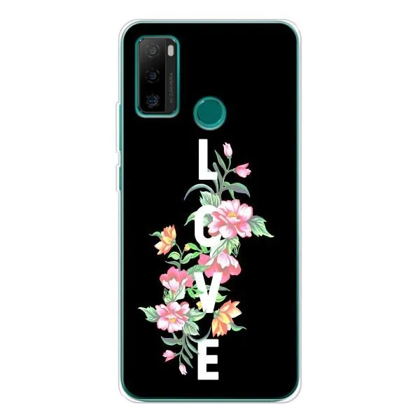 Чохол з принтом «Квіти LOVE» для Ulefone Note 10P