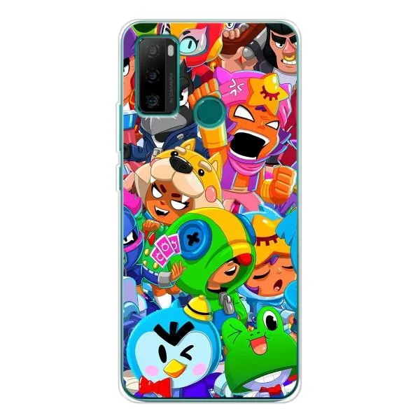 Чехол с принтом «Герои Бравл Старс» для Ulefone Note 10P