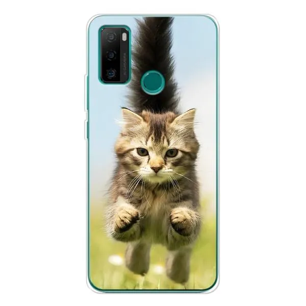 Чохол з принтом «Прижок кота» для Ulefone Note 10P Чохол з принтом «Прижок кота» для Ulefone Note 10P