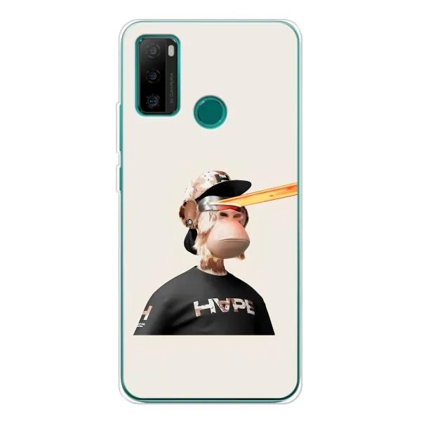 Чохол з принтом «мавпа NFT в окулярах» для Ulefone Note 10P