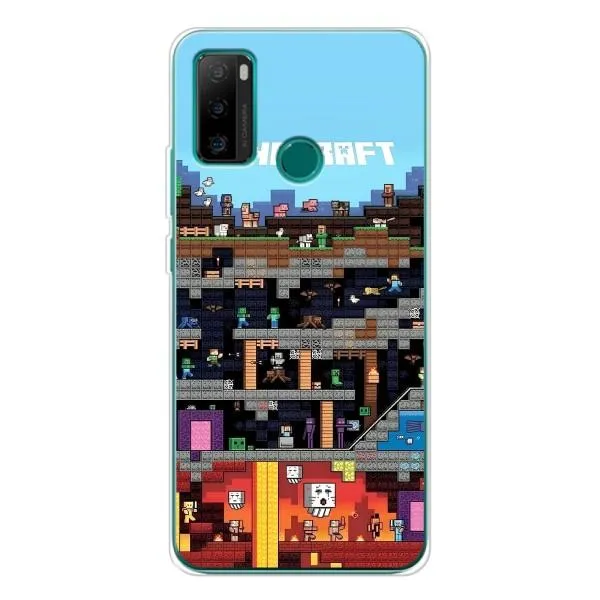 Чохол з принтом «фон Minecraft» для Ulefone Note 10P