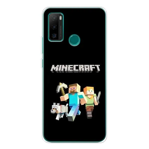 Чохол з принтом «герої Minecraft» для Ulefone Note 10P