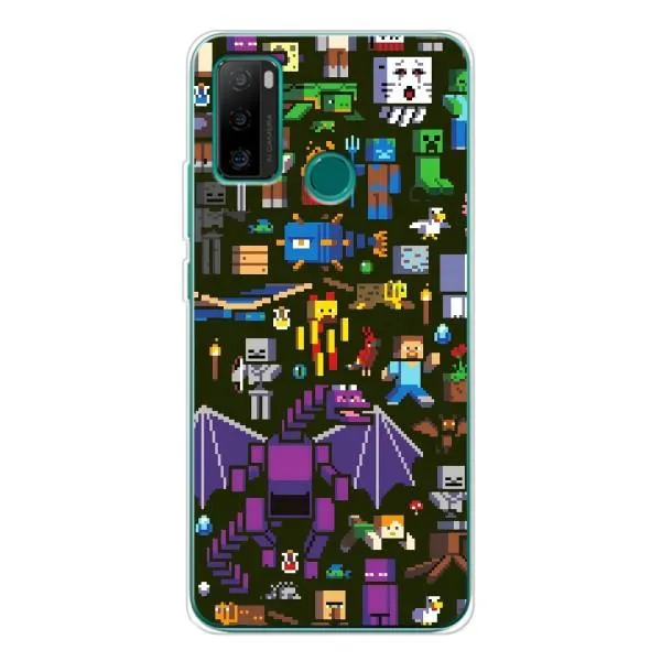 Чохол з принтом «Колаж Майнкрафт» для Ulefone Note 10P