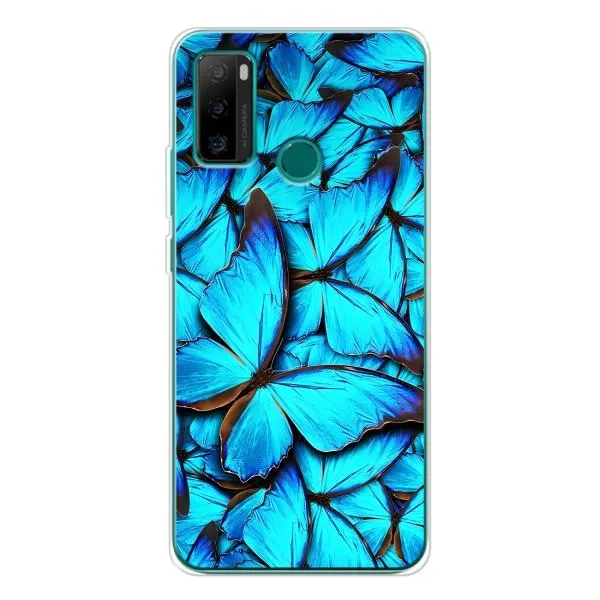 Чохол з принтом «Сині метелики» для Ulefone Note 10P