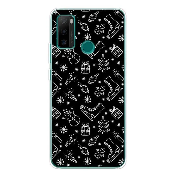 Чехол с принтом «Новогодний фон» для Ulefone Note 10P Чехол с принтом «Новогодний фон» для Ulefone Note 10P