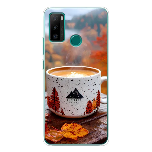 Чохол з принтом «Кава на природі» для Ulefone Note 10P