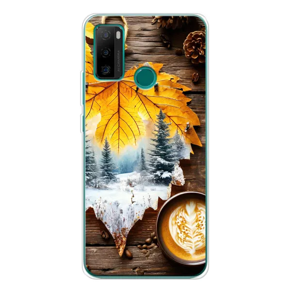 Чохол з принтом «Осінньо-зимова кава» для Ulefone Note 10P