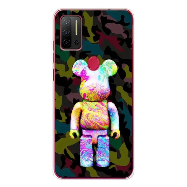Чехол с принтом «Яркий Bearbrick» для Ulefone Note 11P