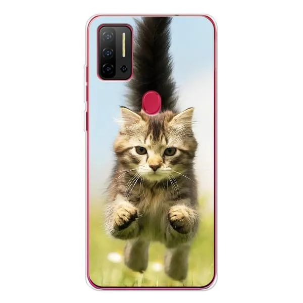 Чехол с принтом «Прыжок кота» для Ulefone Note 11P