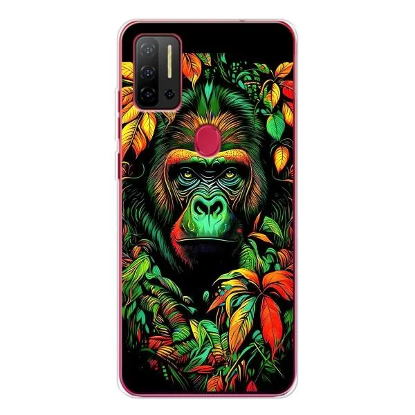 Чехол с принтом «Обезьяна в тропиках» для Ulefone Note 11P
