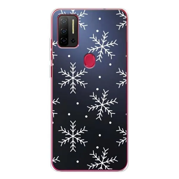 Чехол с принтом «Белые снежинки» для Ulefone Note 11P