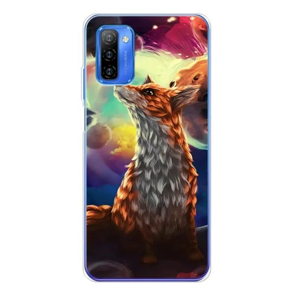 Чехол с принтом «Лисица в космосе» для Ulefone Note 12