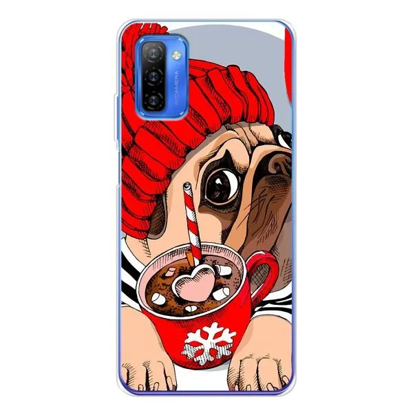 Чехол с принтом «Собачка в шапке» для Ulefone Note 12
