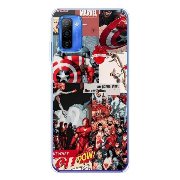 Чехол с принтом «Марвел Комикс» для Ulefone Note 12 Чехол с принтом «Марвел Комикс» для Ulefone Note 12