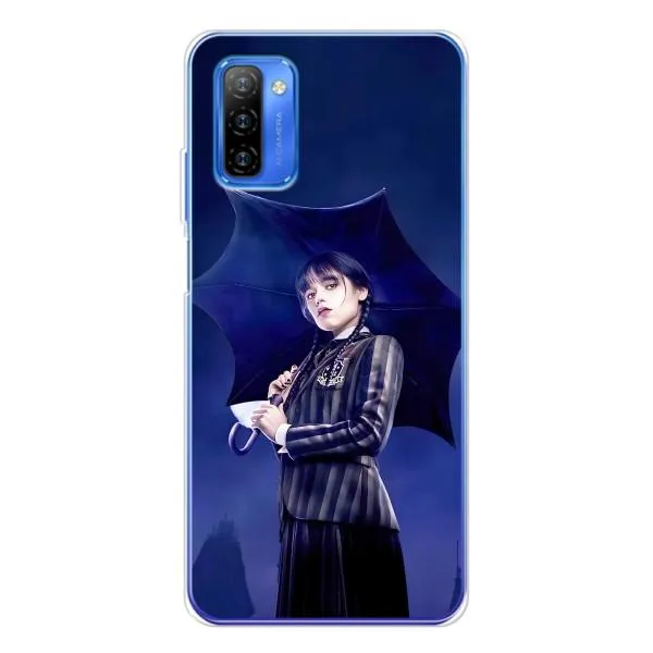 Чехол с принтом «Уэнздей с зонтом» для Ulefone Note 12 Чехол с принтом «Уэнздей с зонтом» для Ulefone Note 12