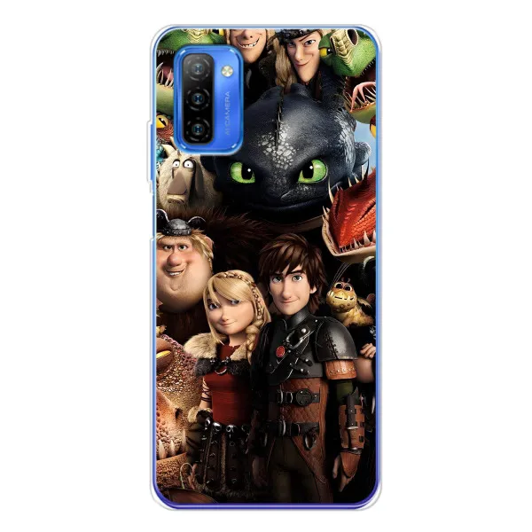 Чехол с принтом «Персонажи дракона» для Ulefone Note 12 Чехол с принтом «Персонажи дракона» для Ulefone Note 12
