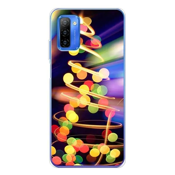 Чохол з принтом «Ялинка в огоньках» для Ulefone Note 12 Чохол з принтом «Ялинка в огоньках» для Ulefone Note 12