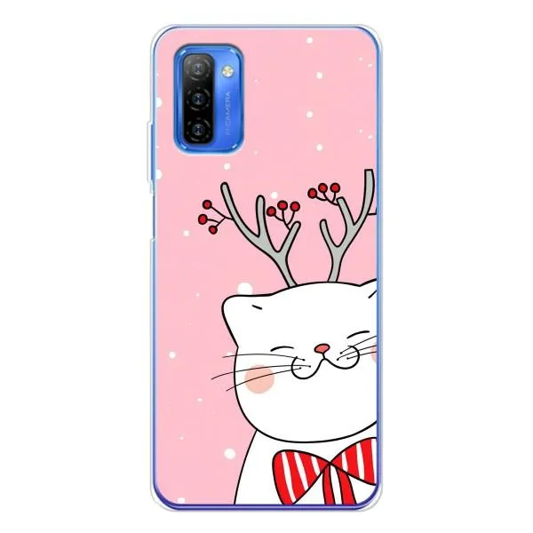 Чохол з принтом «Зимовий кіт» для Ulefone Note 12 Чохол з принтом «Зимовий кіт» для Ulefone Note 12